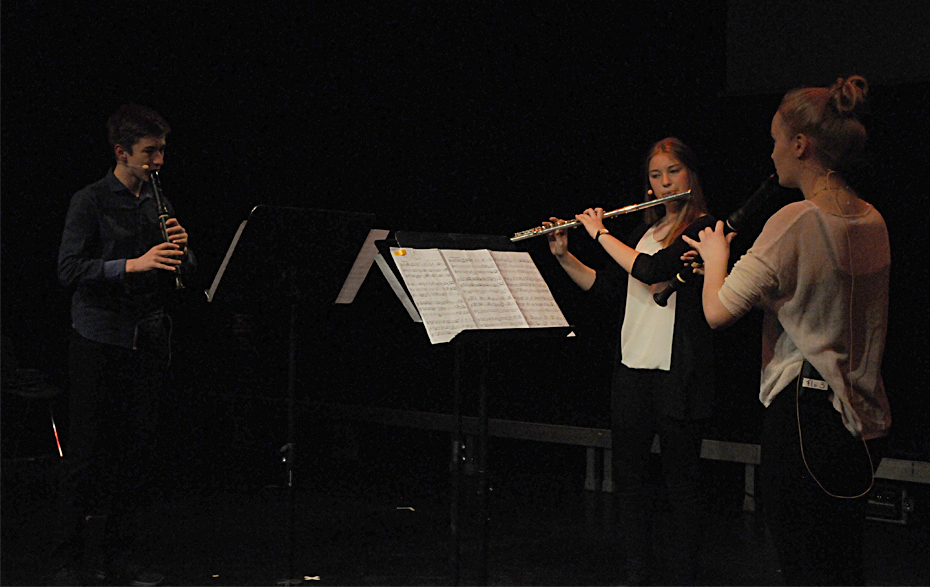 Foto: Benefizkonzert 26.04.2018 Der lange Schatten von Tschernobyl Querflöten Trio