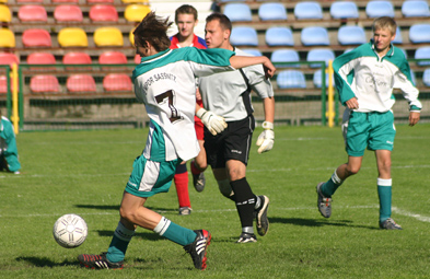 Foto: Fußballspieler in Aktion