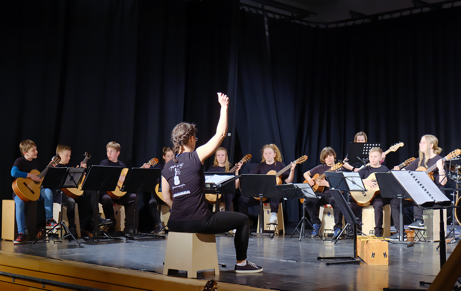 Foto: Gitarren Ensemble Probe