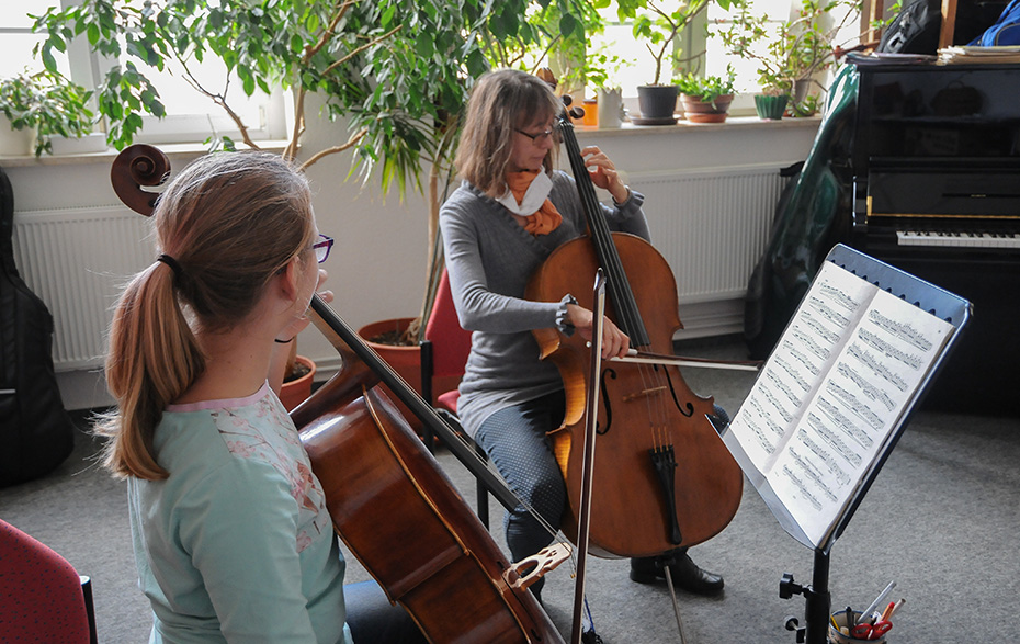 Foto: Violoncello Interview Nora Reimann Eva-Maria Schünmann