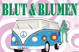 Grafik: Bus und Hippie