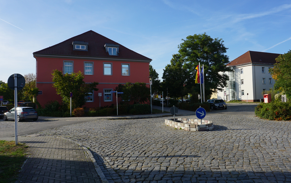 Foto: Zufahrt der Berliner Straße zum Nord-Center