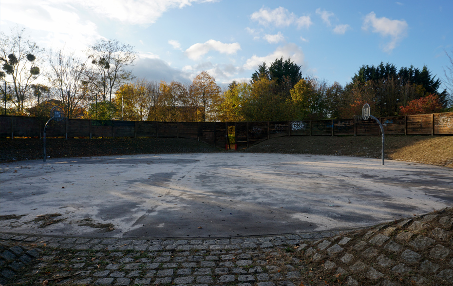 Foto: runde Spielfläche