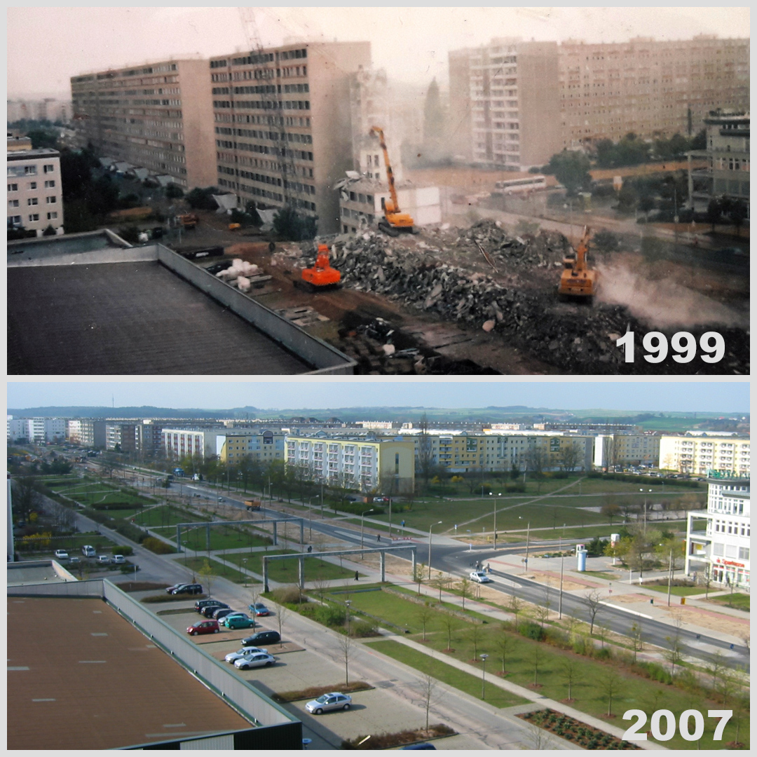 Fotopaar: Leverkusener Straße 1999 und 2003