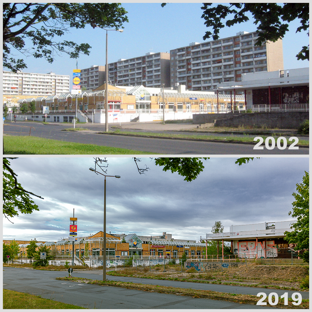 Fotopaar: Uckermark-Passagen 2002 und 2019