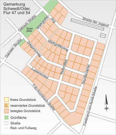 Karte: Bebauungsgebiet Ferdinand-von-Schill- und Fritz-Krumbach-Straße