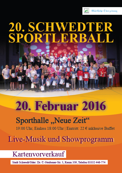 Plakat Sportlerball 2016