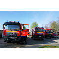 Foto: 4 Feuerwehrfahrzeuge