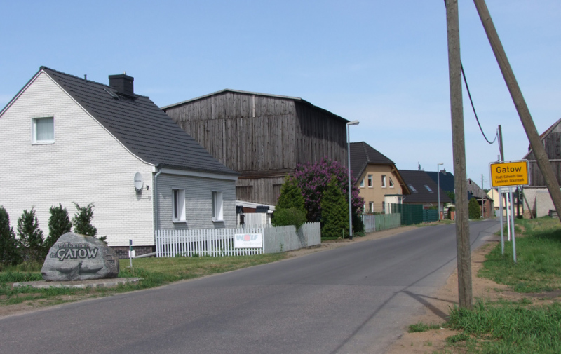 Foto: Blick in den Schwedter Ortsteil Gatow