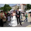 Foto: Paar in Brautkleidung auf der Messe