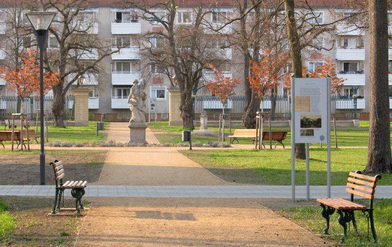 Foto: neuer Weg und neue Bänke