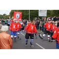 Foto: Eishockeyspieler auf Inlinern