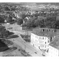 Foto: Das sogenannte Plätteisen ist das große Gebäude rechts vorn.