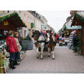 Foto: Pferdekutsche fährt durch die Vierradener Straße.