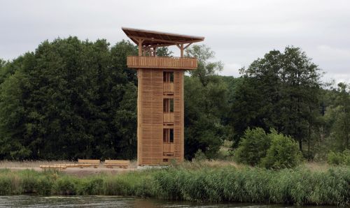 Beobachtungsturm bei Mescherin