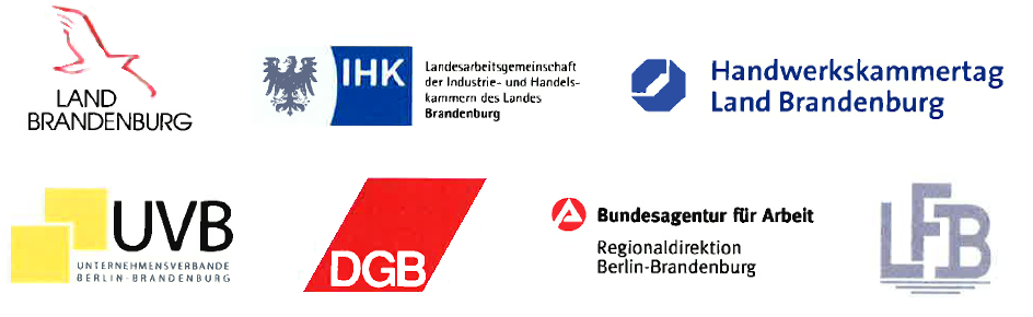 Logo der Partner des Brandenburgischen Ausbildungskonsens
