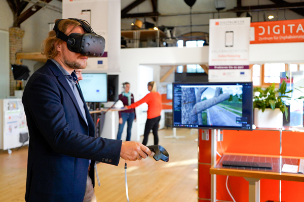Virtual Reality Vorführung im Digitalwerk