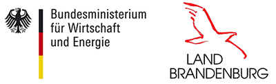 Förderlogos BMWI + Brandenburg
